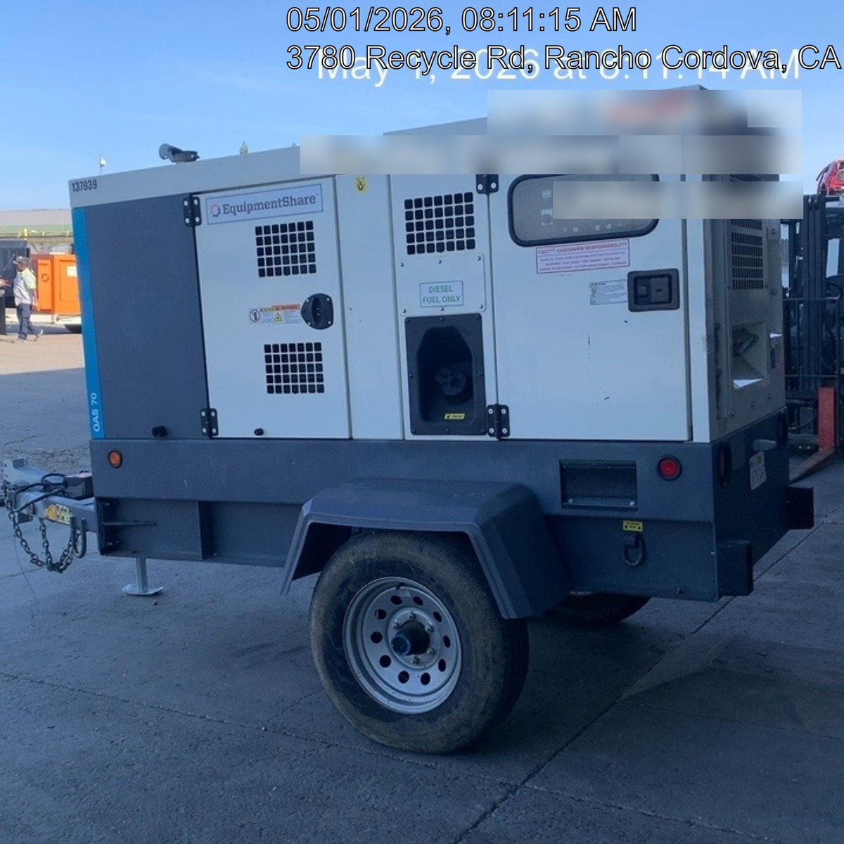 2021 ATLAS COPCO QAS 70