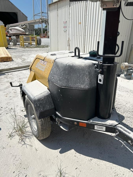 2022 Allmand NLV3GR (4) LED Light Fixture 350W, 23' Vertical Mast, 3kW Prime, Towable, ES Decals, T3