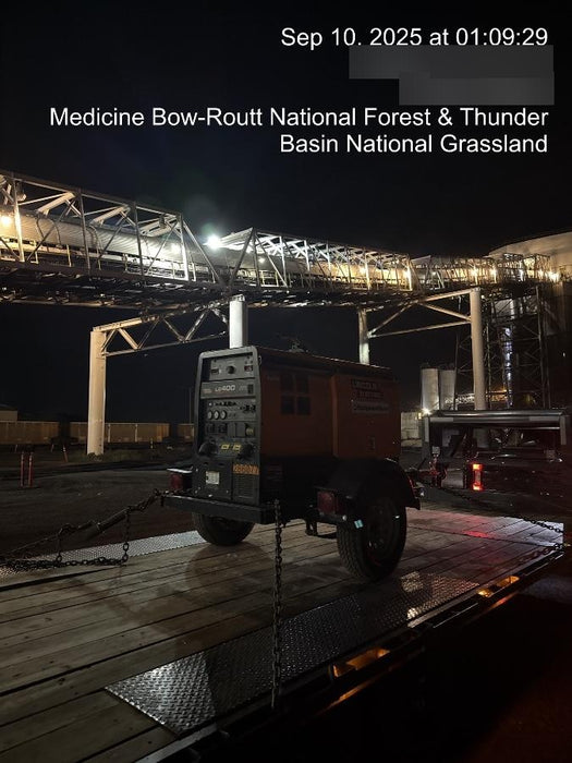 2022 Lincoln Electric LE400 Kubota V1505, Trlr, Cable Rack, Light Kit, ES Decals, T3