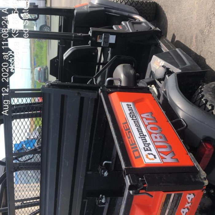Kubota RTV-X1140W-H Kubota RTVX1140WH 4wd Utility Cart, LED Strobe, Windshield Tempered Glass, Pastic Canopy, Wire Harness Kit, Backup Alarm