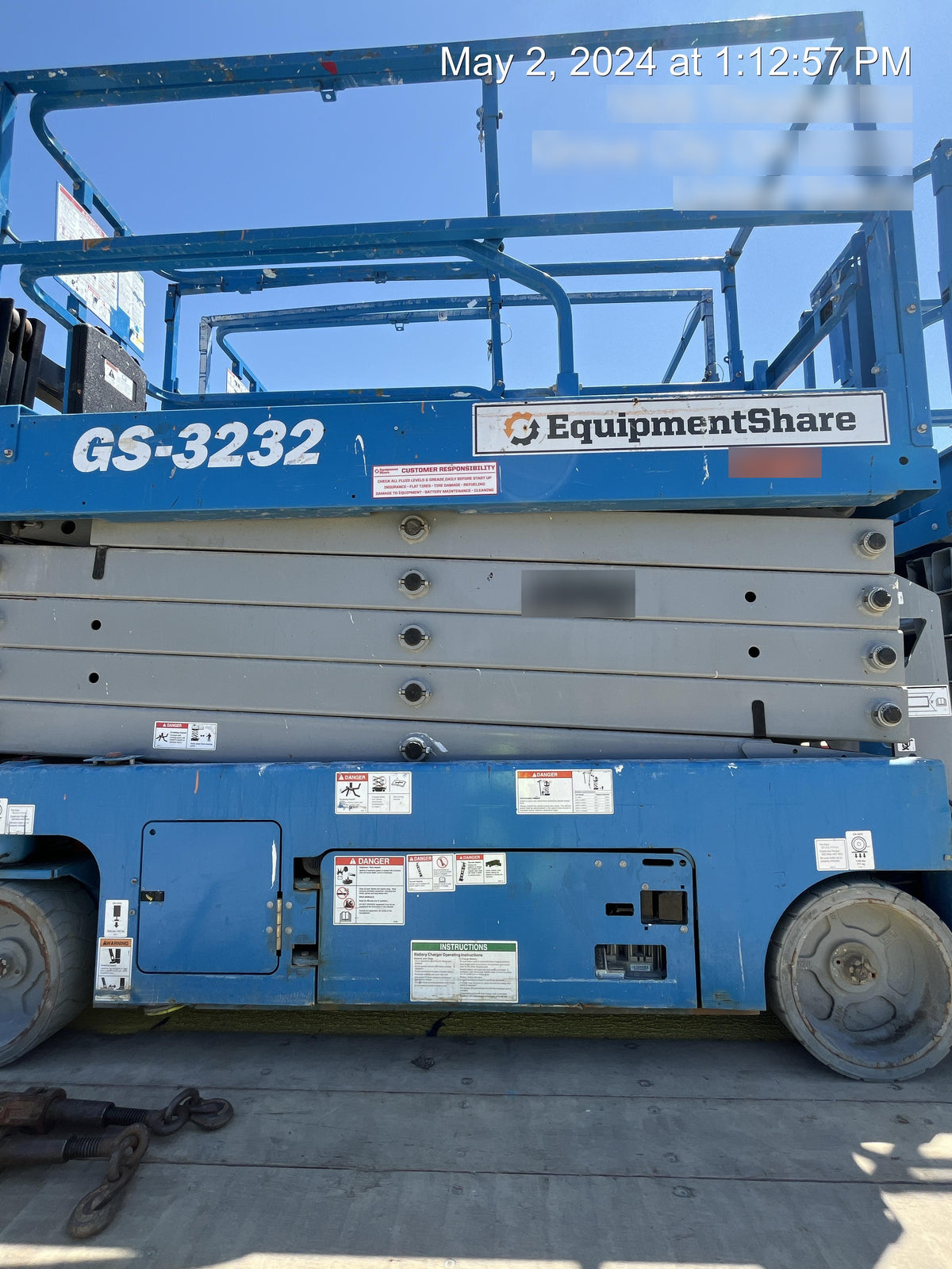 2019 Genie GS-3232 Standard Options