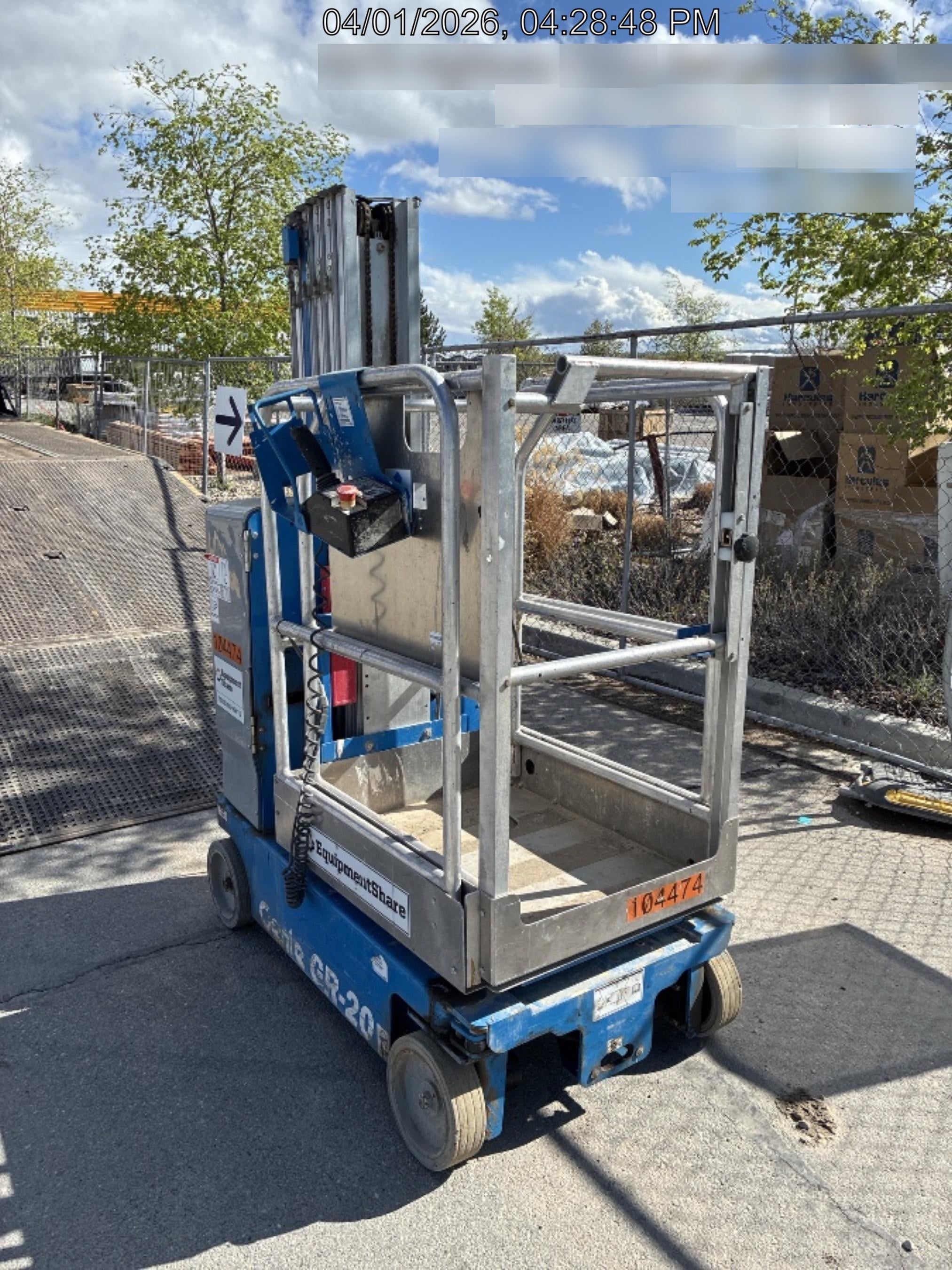 2020 GENIE GR-20