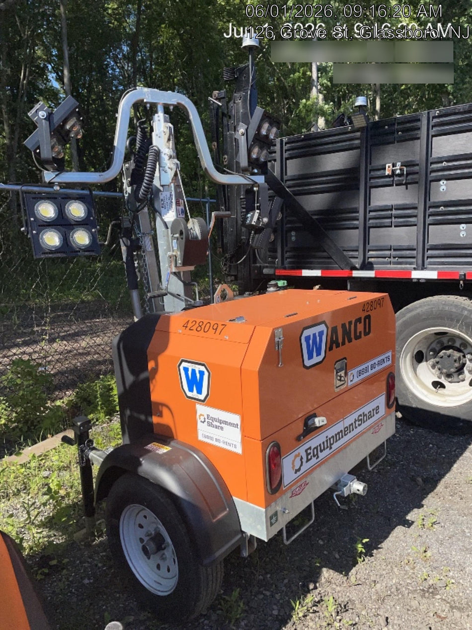 2024 Wanco WLTT-4MM4K Diesel, Deep Sea Controller, Shore Power Plug, Auto Start, (4) 350W LED Floodlights, 4kW Generator, 60 Gal Fuel Tank, 2" Ball, T3