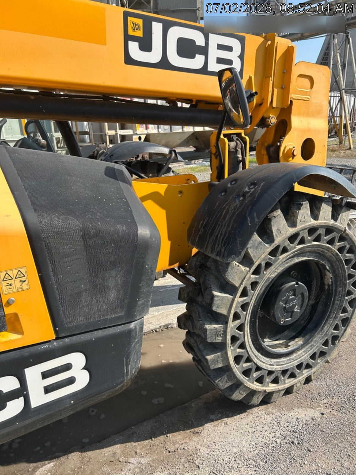 2020 JCB 509-42 Canopy, Solid Tires, Work Lights, Beacon, Aux Hydraulics, Back up Alarm, Lifting Eye, ES Decals