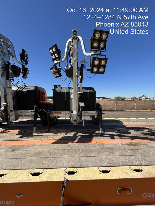 2024 Wanco WLTT-4MM4K Diesel, Deep Sea Controller, Shore Power Plug, Auto Start, (4) 350W LED Floodlights, 4kW Generator, 60 Gal Fuel Tank, 2" Ball, T3