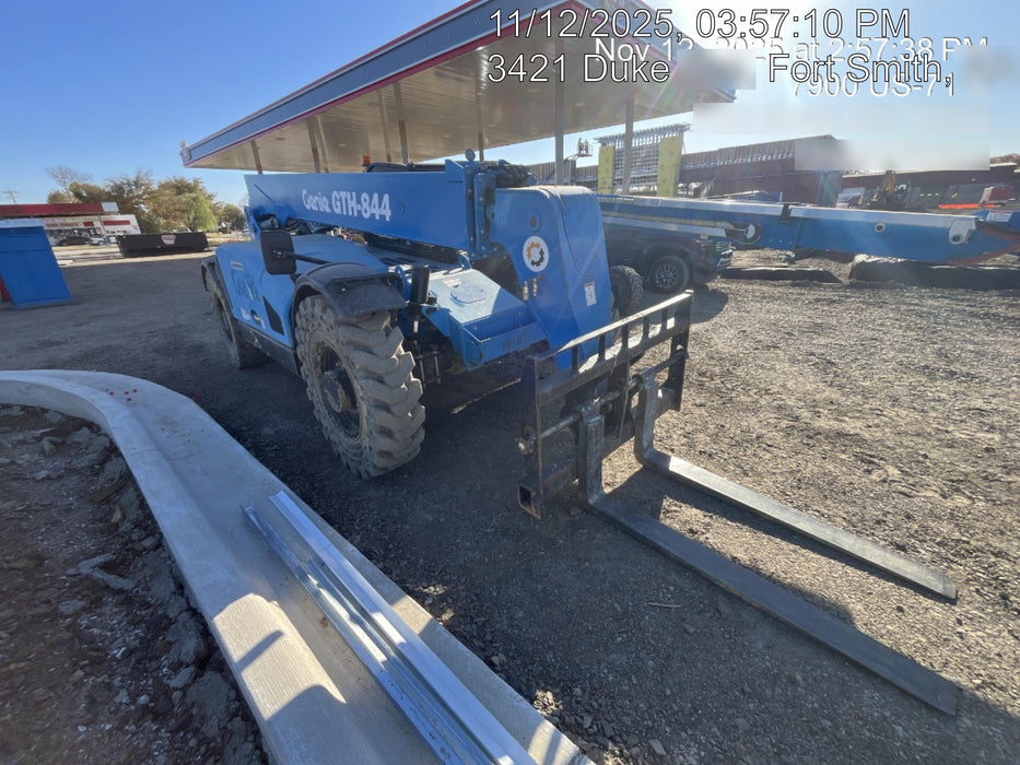2018 Genie GTH-844 Genie GTH-844 w/ROPS, Work Lights, Solid Tires, RH Cab Mesh, Beacon, 60" Carriage and Forks
