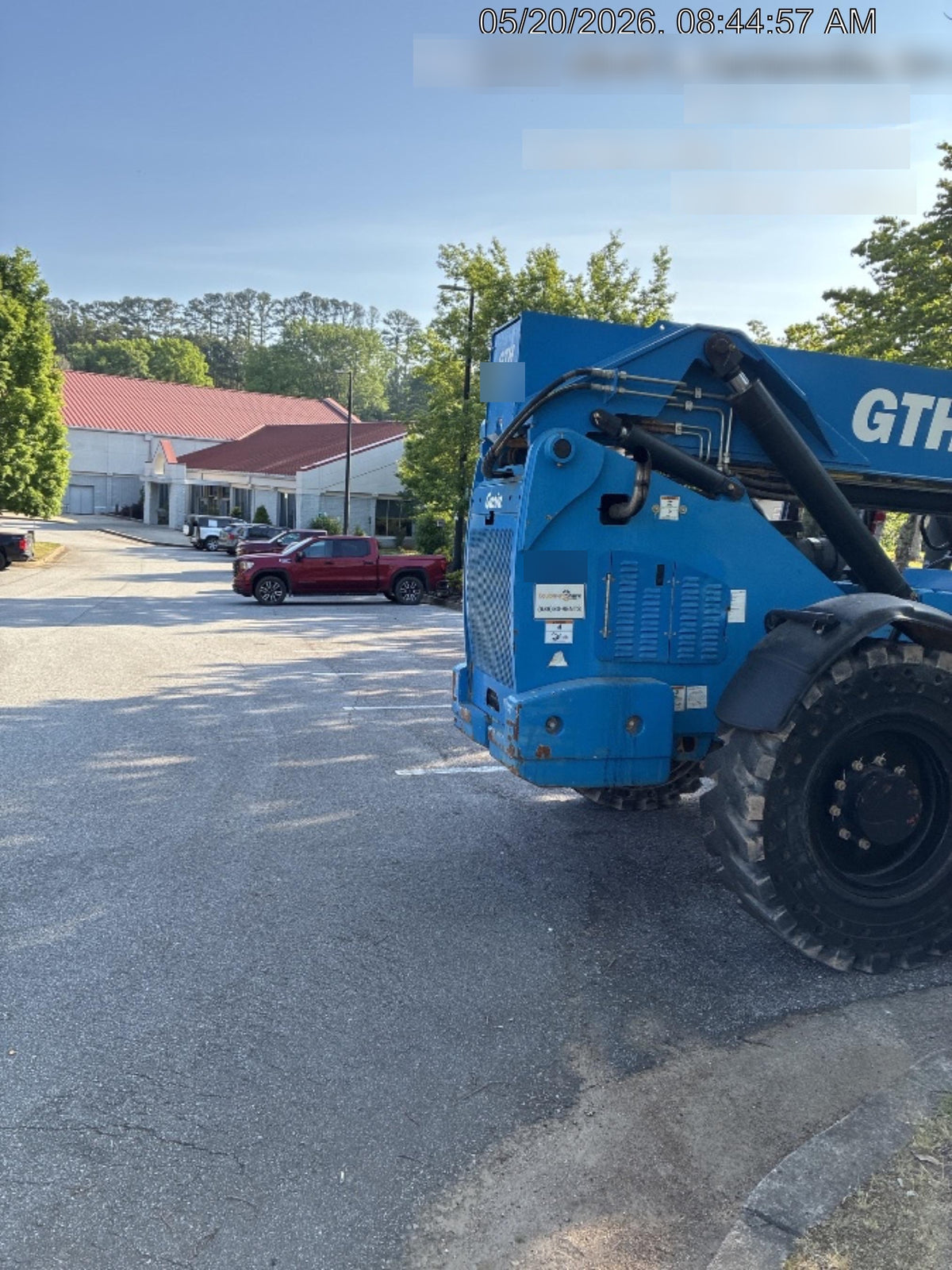 2019 Genie GTH-1056 Canopy, Solid RT Tires, LED Work Lights, Beacon 60" QA Carriage, 60" Forks