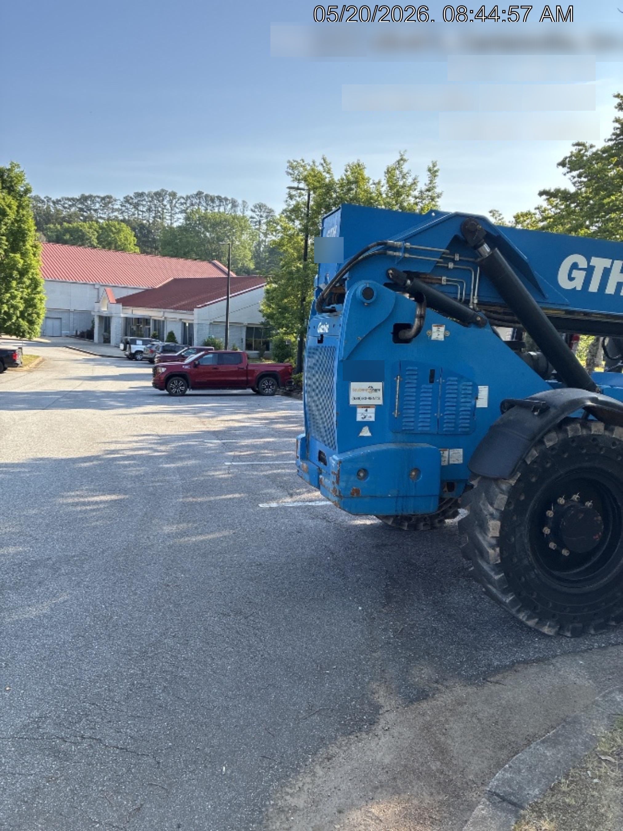 2019 Genie GTH-1056 Canopy, Solid RT Tires, LED Work Lights, Beacon 60" QA Carriage, 60" Forks