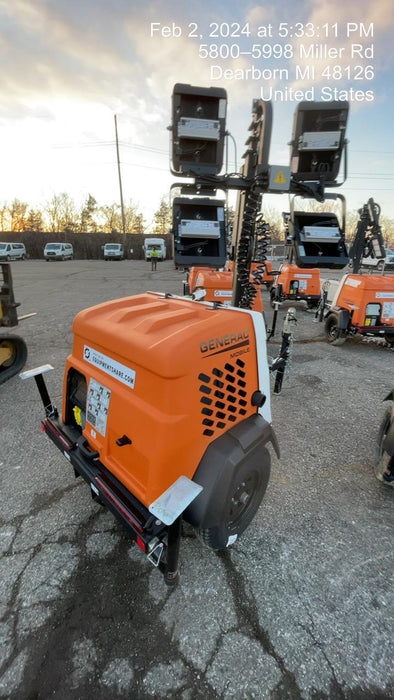 2023 Generac MLT2 Diesel, Flex Switch 120V Input, Powerzone Controller, 
(4) 320W LED Lights, 4kW Generator, 39.9 Gal Fuel Tank, 2" Ball, T3