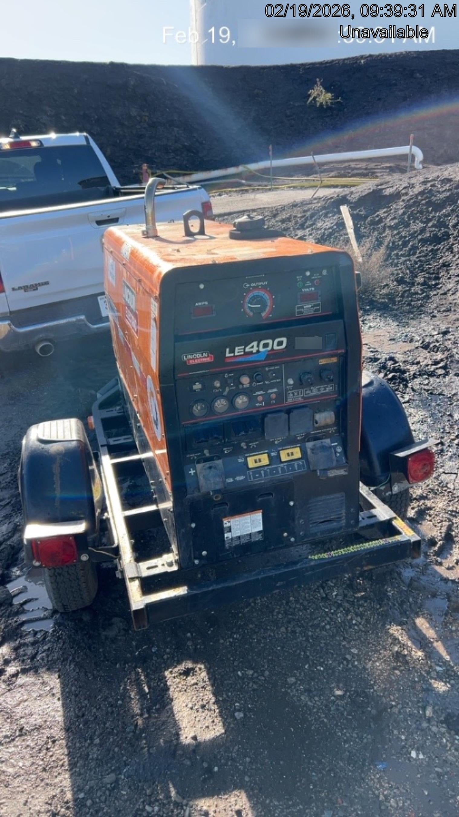 2022 Lincoln Electric LE400 Kubota V1505, Trlr, Cable Rack, Light Kit, ES Decals, T3