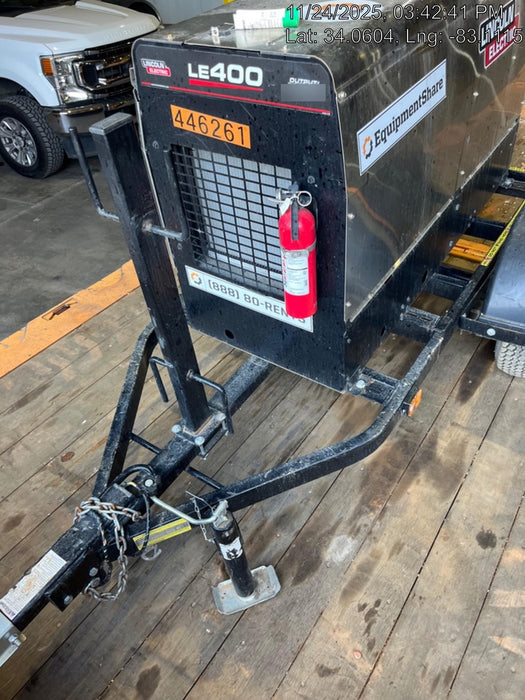 2024 Lincoln Electric LE400 Kubota V1505, Trlr, Cable Rack, Light Kit, ES Decals, T3