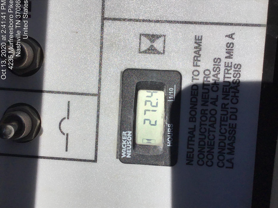 2019 Wacker Neuson LTV6L-MH Wacker Neuson LTV6L Mobile Light Tower w/Fuel Level Sensor Installed