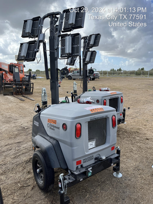 2024 Wacker Neuson LTT4 Diesel, Kohler KDW702, Deep Sea Controller, Auto Start, LED 320W, Bypass Outlet, T3