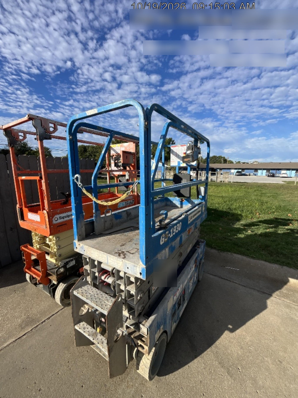 2020 Genie GS-1930 Fixed rails with chain entry gate - Pre A92.20