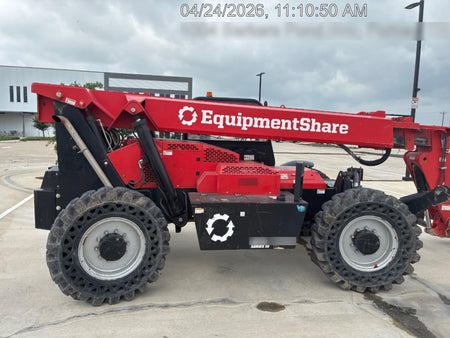 2019 Manitou 12042 Canopy, 120 HP , Solid Tires, Work Lights, Lift Hook, Auxiliary Hydraulics 66" Carriage and 60" Forks