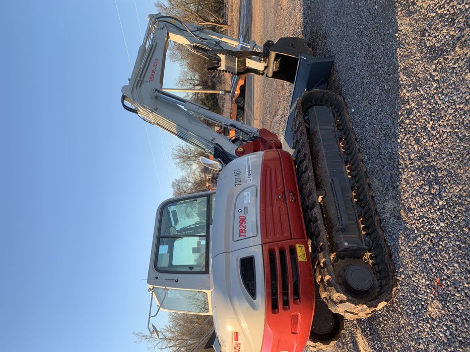 2020 Takeuchi TB290C Cab/Heat/Air, Rubber Tracks, Manual TAG QC