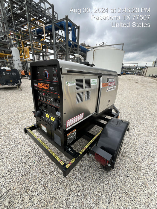 2024 Lincoln Electric LE400 Kubota V1505, Trlr, Cable Rack, Light Kit, ES Decals, T3