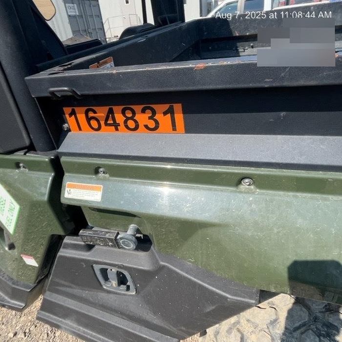 2021 Yanmar YU1000 Canopy, Steel Wheel, Poly WindShield, Beacon, Backup Alarm