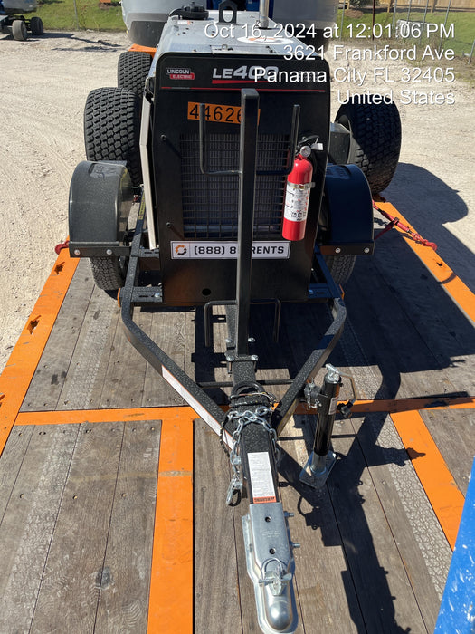 2024 Lincoln Electric LE400 Kubota V1505, Trlr, Cable Rack, Light Kit, ES Decals, T3