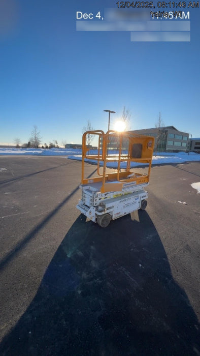 Custom Equipment HB-1430 Hy-Brid Scissor Lift
Platform capacity up to 670 lbs
Working height up to 20 ft
Weighs under 1,700 lbs
Non-marking wheels