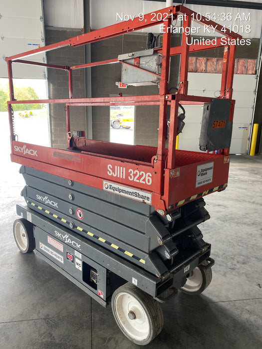 2018 Skyjack SJIII-3226 Standard Rental Specs