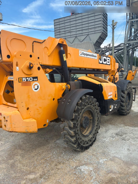 2020 JCB 510-56 Canopy, Solid Tires, Work Lights, Beacon, Aux Hydraulics, Back up Alarm, Lifting Eye, ES Decals