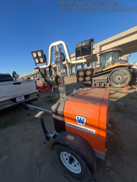 2024 Wanco WLTT-4MM4K Diesel, Deep Sea Controller, Shore Power Plug, Auto Start, (4) 350W LED Floodlights, 4kW Generator, 60 Gal Fuel Tank, 2" Ball, T3