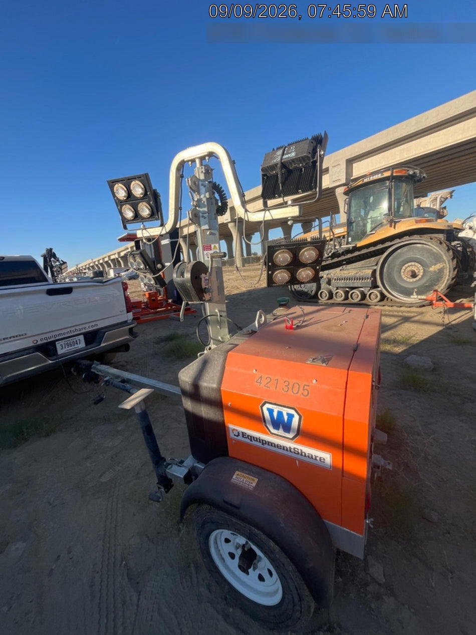 2024 Wanco WLTT-4MM4K Diesel, Deep Sea Controller, Shore Power Plug, Auto Start, (4) 350W LED Floodlights, 4kW Generator, 60 Gal Fuel Tank, 2" Ball, T3