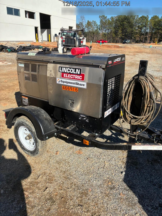 2024 Lincoln Electric LE400 Kubota V1505, Trlr, Cable Rack, Light Kit, ES Decals, T3