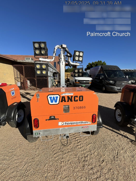 2023 Wanco WLTT-4MM4K Diesel, Deep Sea Controller, Shore Power Plug, Auto Start, (4) 350W LED Floodlights, 4kW Generator, 60 Gal Fuel Tank, 2" Ball, T3