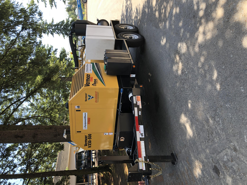 2020 Vermeer VX50-500 49Hp Kubota Diesel - 500 Gal Debris Tank - 1,025 CFM Vacuum Pump, Strong Arm, x2 205 Gal Water Tanks