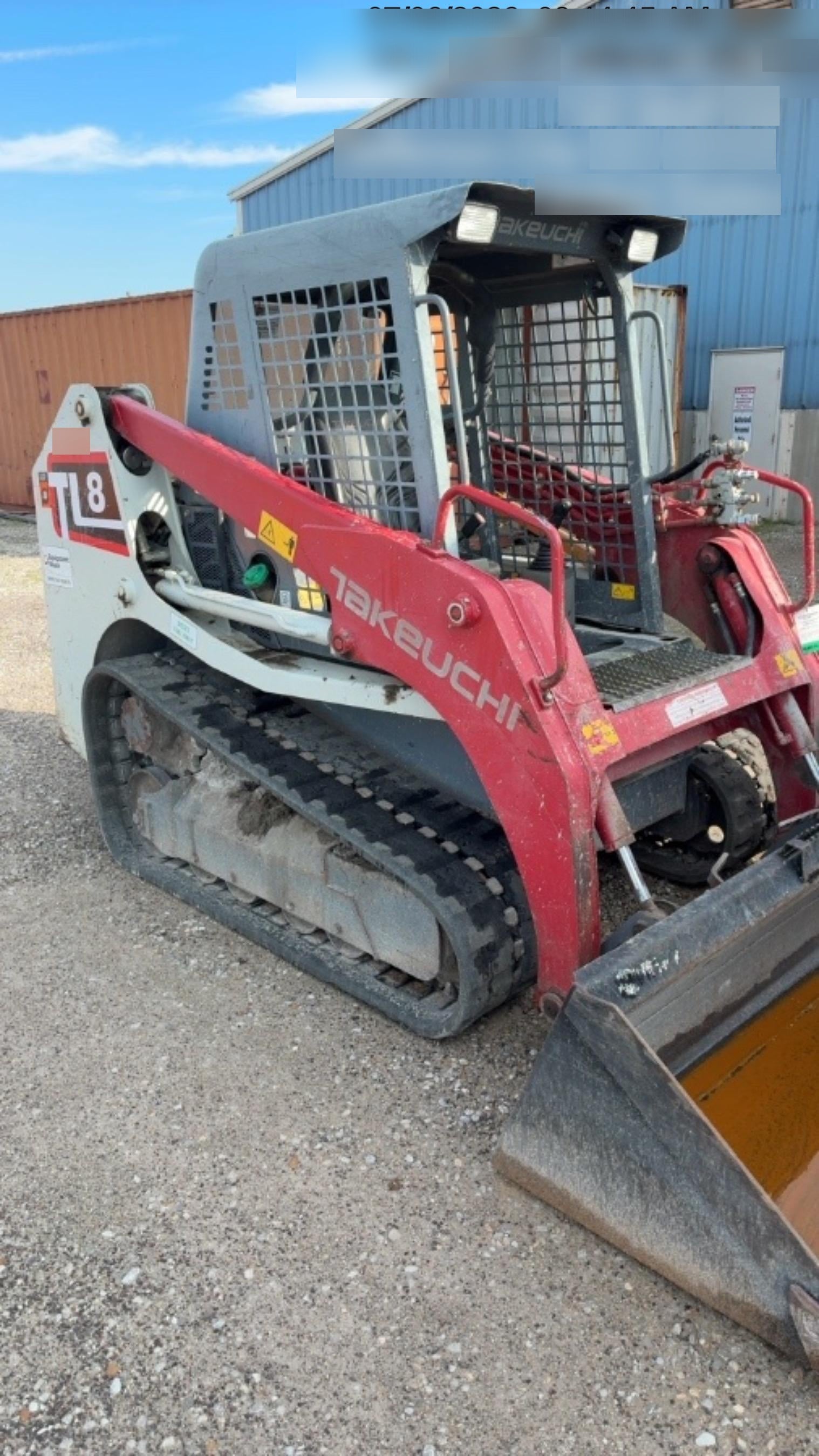 2019 TAKEUCHI TL8W