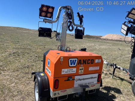 2024 Wanco WLTT-4MM4K Diesel, Deep Sea Controller, Shore Power Plug, Auto Start, (4) 350W LED Floodlights, 4kW Generator, 60 Gal Fuel Tank, 2" Ball, T3
