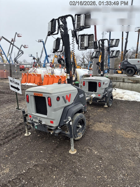 2024 Wacker Neuson LTT4 Diesel, Kohler KDW702, Deep Sea Controller, Auto Start, LED 320W, Bypass Outlet, T3