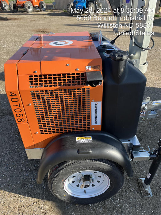 2024 Wanco WLTT-4MM4K Diesel, Deep Sea Controller, Shore Power Plug, Auto Start, (4) 350W LED Floodlights, 4kW Generator, 60 Gal Fuel Tank, 2" Ball, T3