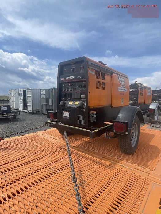 2022 Lincoln Electric LE400 Kubota V1505, Trlr, Cable Rack, Light Kit, ES Decals, T3