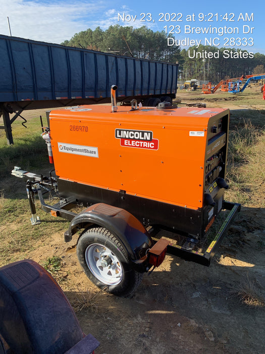 2022 Lincoln Electric LE400 Kubota V1505, Trlr, Cable Rack, Light Kit, ES Decals, T3