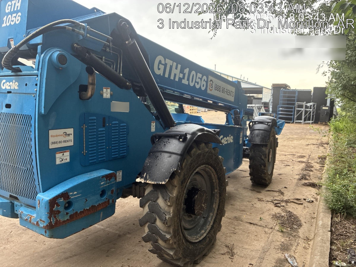 2019 Genie GTH-1056 Cab/Heat/AC, FF Tires, LED Work Lights, Beacon 60" QA Carriage, 60" Forks