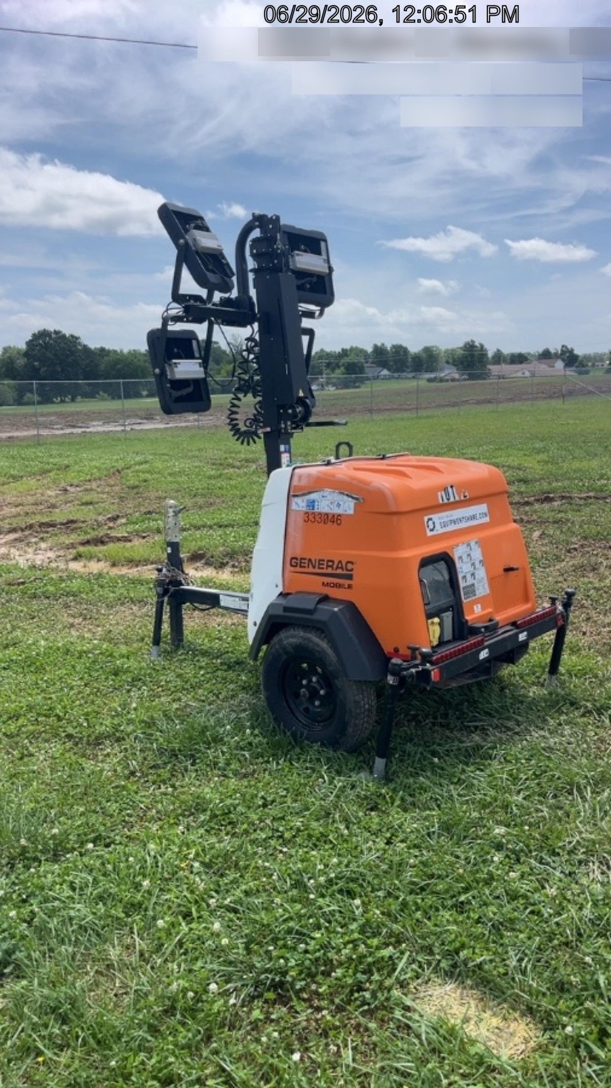 2023 Generac MLT2 Diesel, Flex Switch 120V Input, Powerzone Controller, (4) 320W LED Lights, 4kW Generator, 39.9 Gal Fuel Tank, 2" Ball, T3