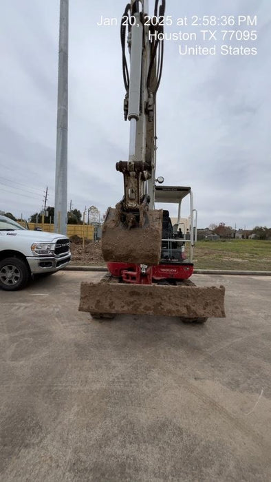 2019 Takeuchi TB260 Takeuchi TB260 Canopy w/Rubber Tracks, Auxiliary Hydraulics, Standard Blade, Manual QC