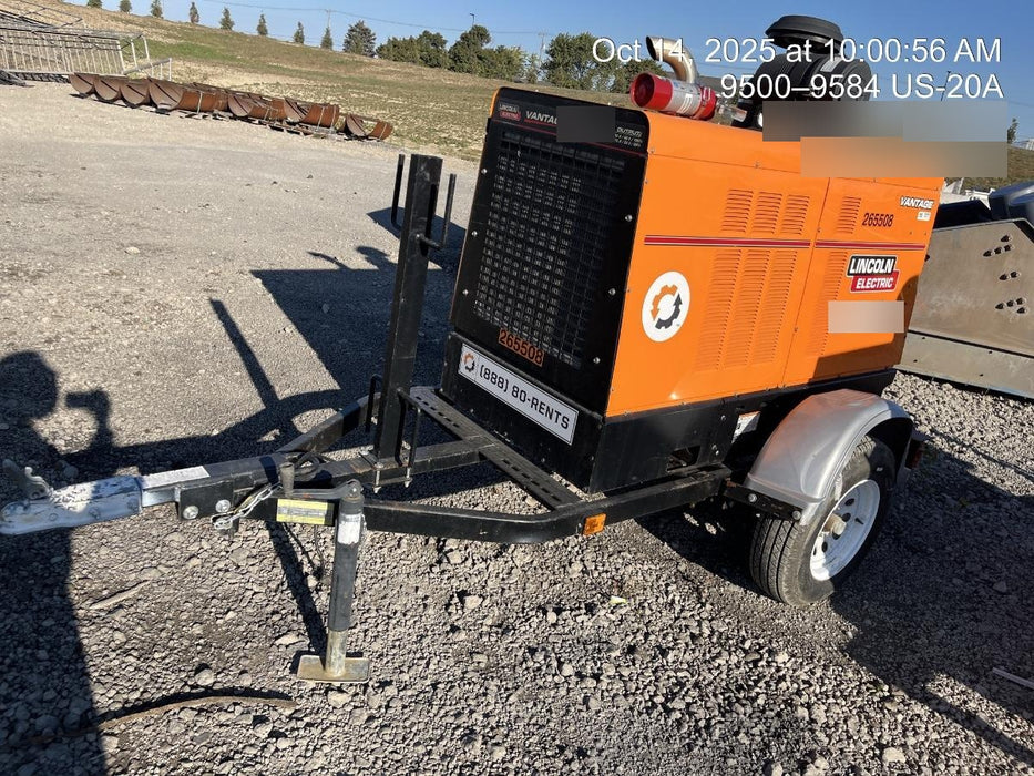 2022 Lincoln Electric Vantage 549X Crosslink Technology, Trailer Mounted, ES Decals, T3