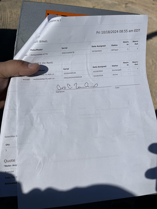 2024 HUSQVARNA FS 400 LV