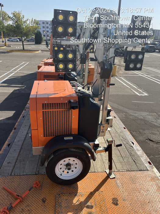 2024 Wanco WLTT-4MM4K Diesel, Deep Sea Controller, Shore Power Plug, Auto Start, (4) 350W LED Floodlights, 4kW Generator, 60 Gal Fuel Tank, 2" Ball, T3