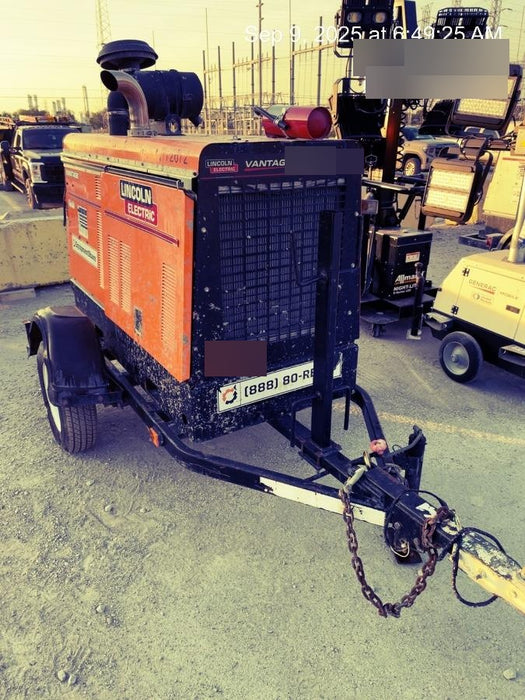 2021 Lincoln Electric Vantage 549X Ready Pak 3, ORANGE (includes trailer, cable rack, fender light kit)