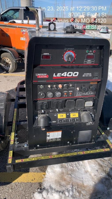 2024 Lincoln Electric LE400 Kubota V1505, Trlr, Cable Rack, Light Kit, ES Decals, T3