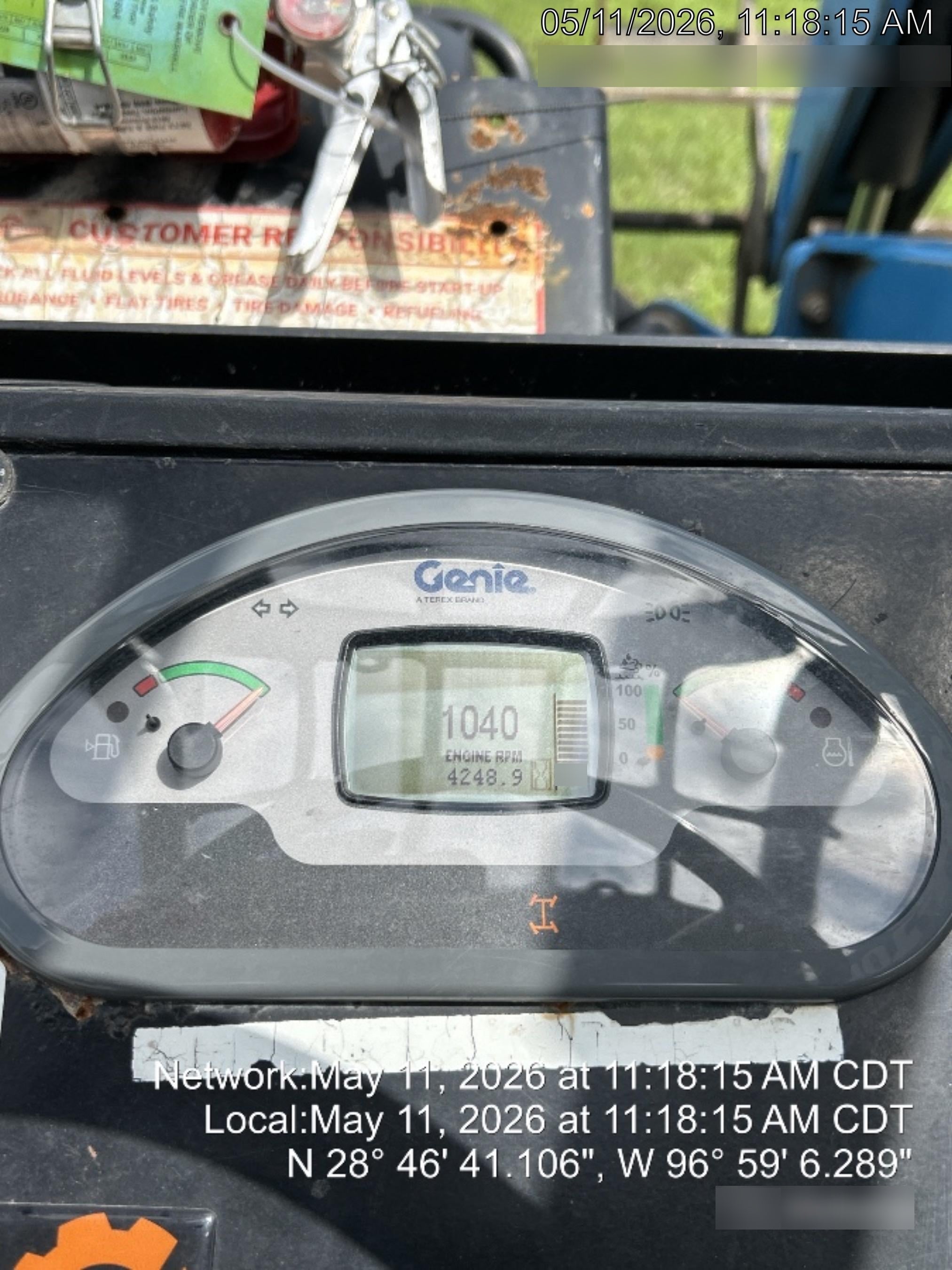 2017 GENIE GTH-1056