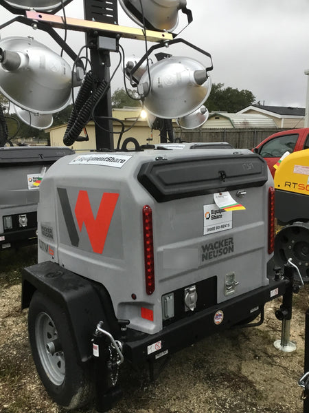 2019 Wacker Neuson LTV6L-MH Mobile Light Tower w/Fuel Level Sensor Installed