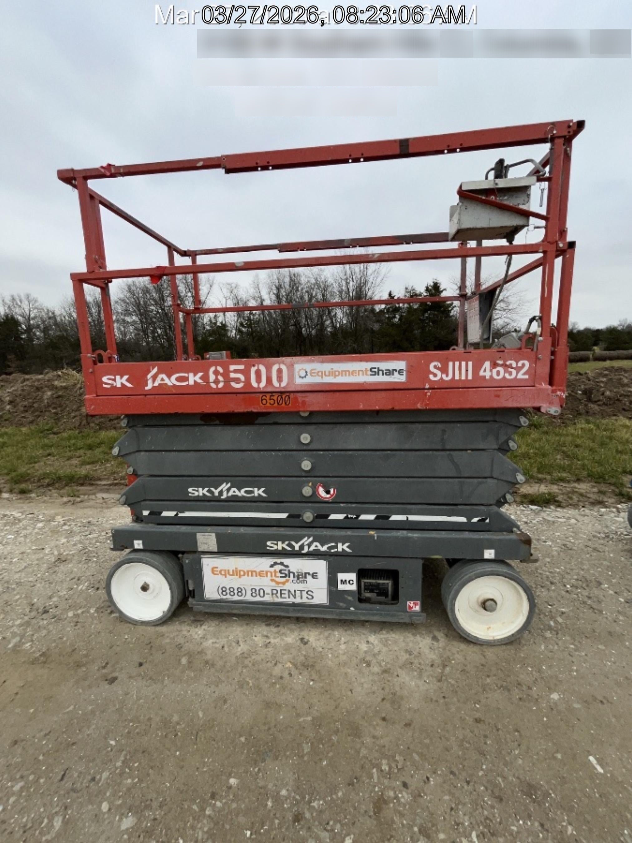 2017 Skyjack SJIII-4632 Skyjack SJ4632, Trojan Battery Set, Extended Warranty 5yr/5k hr
