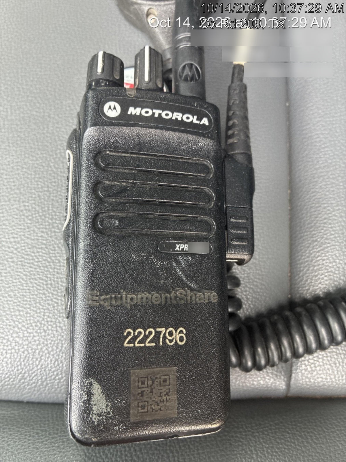 2022 MOTOROLA XPR3300E