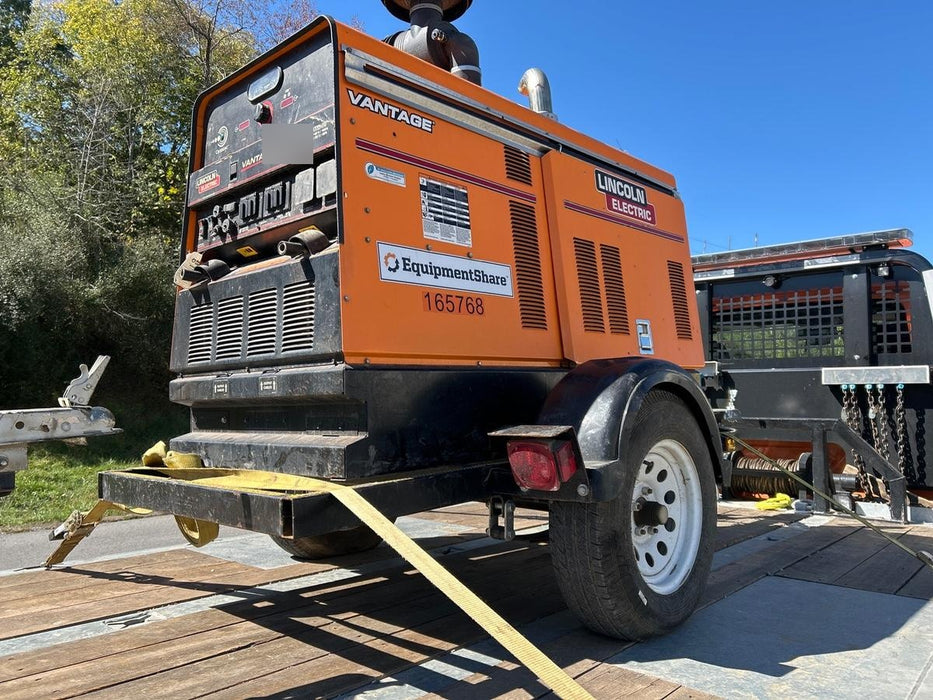 2021 Lincoln Electric Vantage 549X Ready Pak 3, ORANGE (includes trailer, cable rack, fender light kit)